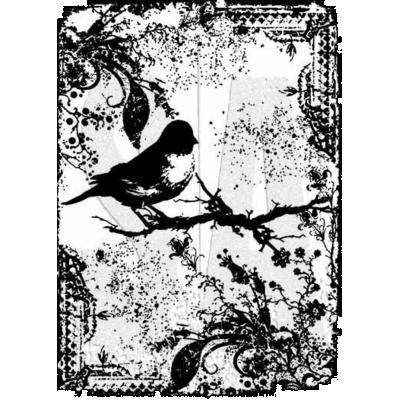 Stampers Anonymous Tim Holtz Stempel - Tattered Sparrow