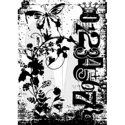 Stampers Anonymous Tim Holtz Stempel - Fairy Garden