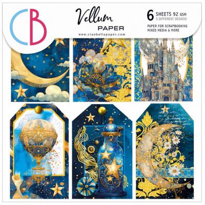 Ciao Bella Celestial - Vellum Fussy Cut Pad