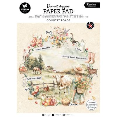 StudioLight Die-Cut Paper Pad - Country Roads