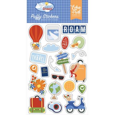 Echo Park Born to Travel - Puffy Stickers