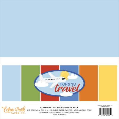 Echo Park Born to Travel - Coordinating Solids
