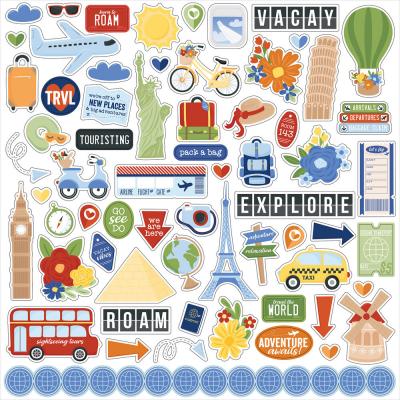 Echo Park Born to Travel - Element Sticker
