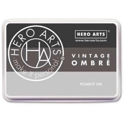 Hero Arts Ombré Ink Pad - Vintage Metallic Steel