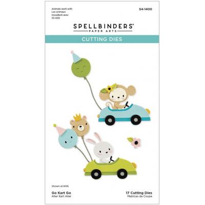 Spellbinders Paper Arts Etched Dies - Go Kart Go