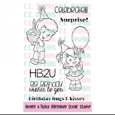 C. C. Designs Stempel - Henry & Twila Birthday