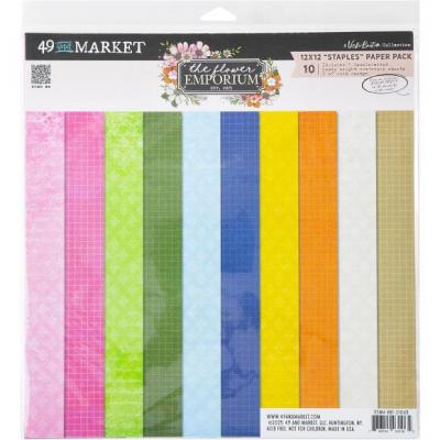 49 and Market Vicky Boutin The Flower Emporium - Staples Paper Pack