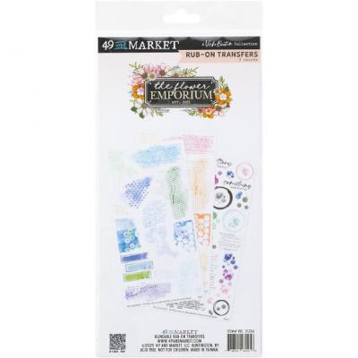 49 and Market Vicky Boutin The Flower Emporium - Blendable Rub-On Transfers