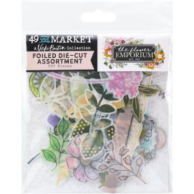 49 and Market Vicky Boutin The Flower Emporium - Foiled Die-Cut Assortment