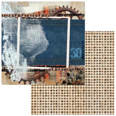 49 and Market Rust & Revs 2.0 Designpapier - Powerful