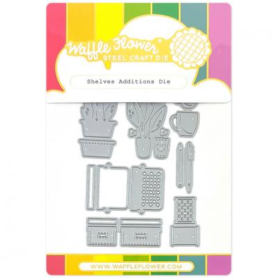 Waffle Flower Die - Shelves Additions