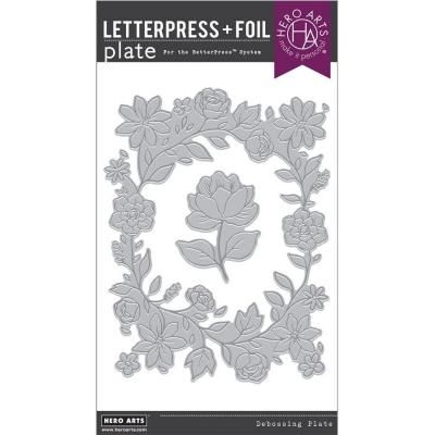 Hero Arts BetterPress & Foil Plates - Floral Border