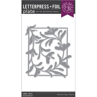 Hero Arts BetterPress & Foil Plates - Decorative Floral