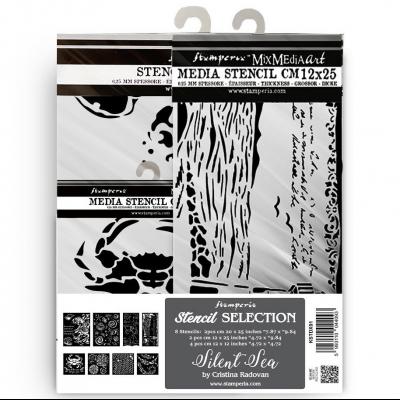 Stamperia Silent Sea Stencil - Stencil Assortment