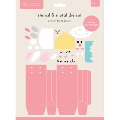 Crafter's Companion Stencil and Die - Easter Treat Boxes