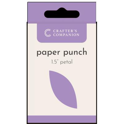 Crafter's Companion Flower Paper Punches - Petal 1,5 Inch