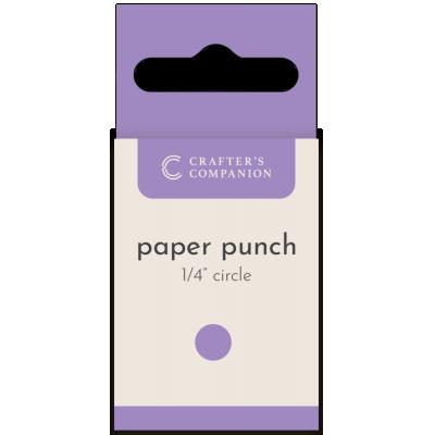 Crafter's Companion Flower Paper Punches - Circle ¼ Inch