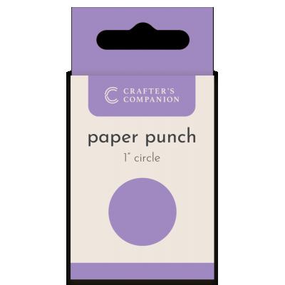 Crafter's Companion Flower Paper Punches - Circle 1 Inch