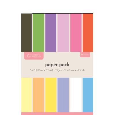 Crafter's Companion Flower Paper Punches - Paper Pad