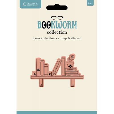 Crafters Companion Bookworm Stempel - Book Collection