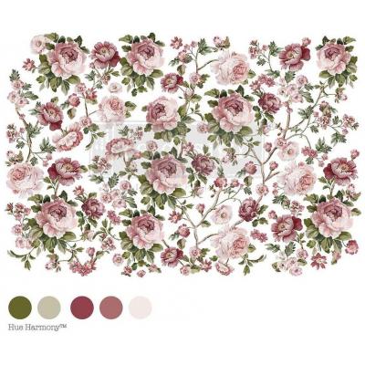 Prima Marketing Re-Design Decor Transfers - Kacha Blushing Blooms Symphony