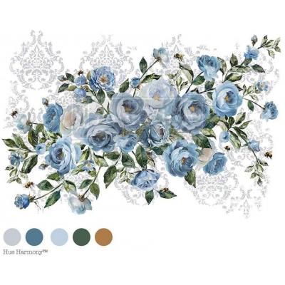 Prima Marketing Re-Design Decor Transfers - Azure Blossom