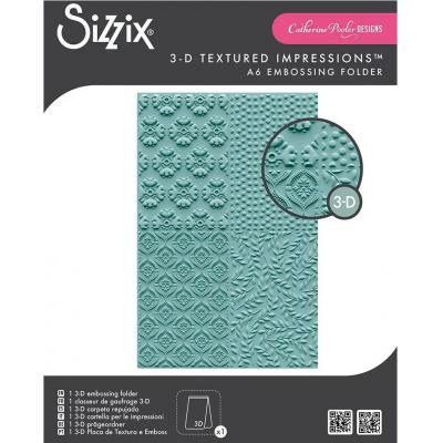 Sizzix by Catherine Pooler 3D Textured Impressions - Posh Patterns