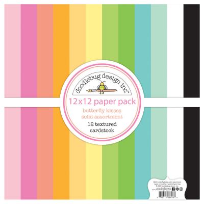 Doodlebug Design Butterfly Kisses - Solid Assortment