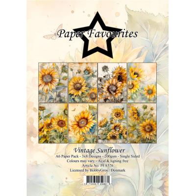Paper Favourites Paper Pad - Vintage Sunflower