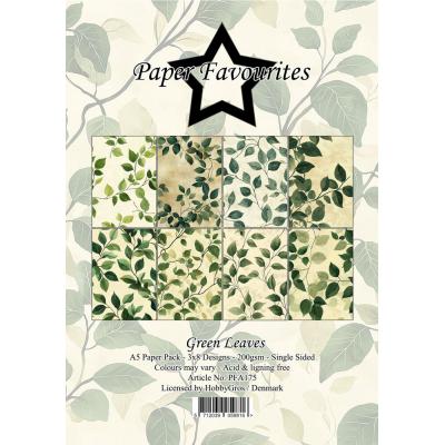 Paper Favourites Paper Pad - Green Leaves