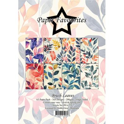 Paper Favourites Paper Pad - Brush Leaves