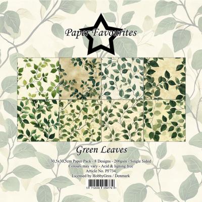 Paper Favourites Paper Pad - Green Leaves
