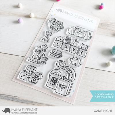 Mama Elephant Stempel - Game Night