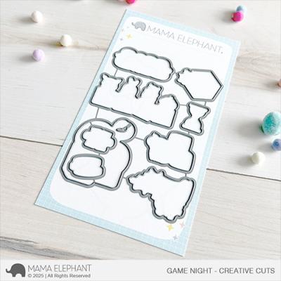Mama Elephant Creative Cuts - Game Night