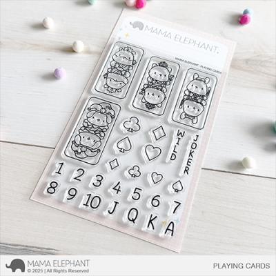 Mama Elephant Stempel - Playing Cards