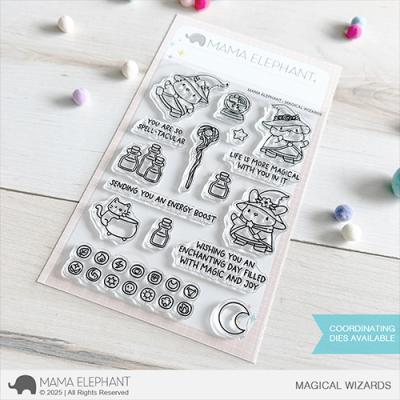 Mama Elephant Stempel - Magical Wizards
