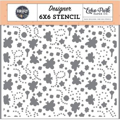 Echo Park Firefly Stencil - Firefly Sky