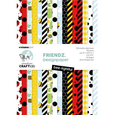 StudioLight Creative Craftlab Paper Pad - Bee-Lightful