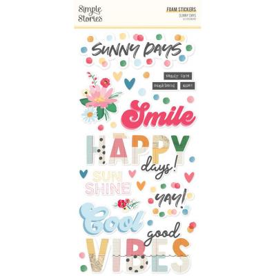 Simple Stories Sunny Days - Foam Stickers