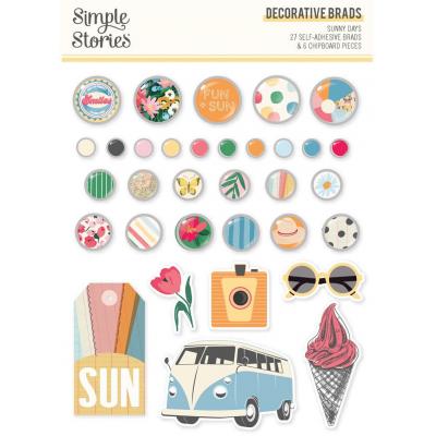 Simple Stories Sunny Days - Decorative Brads