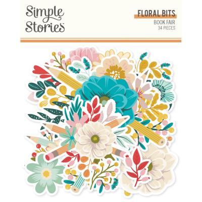 Simple Stories Book Fair - Floral Bits & Pieces
