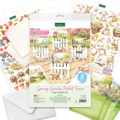 Katy Sue Designs Card Making Kit - Spring Garden Picket Fence