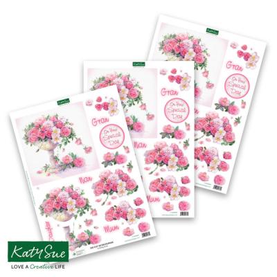 Katy Sue Designs 3D Die-Cuts - Tumbling Roses