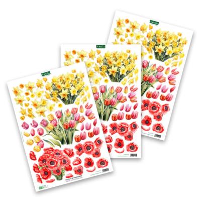 Katy Sue Designs 3D Die-Cuts - Daffodil, Tulip & Poppy Bouquet