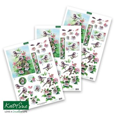 Katy Sue Designs 3D Die-Cuts - Birds In Blossom