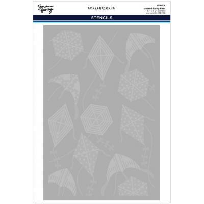 Spellbinders Stencils - Flying Kites