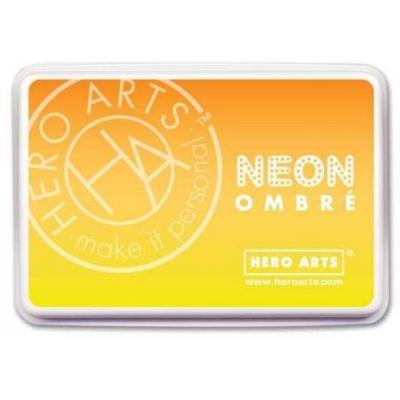 Hero Arts Ombré Ink Pad - Neon Yellow to Orange