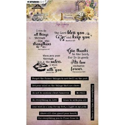 Studio Light Growing & Blooming Stempel - Give Thanks