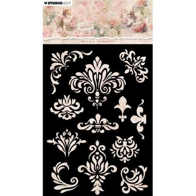 Studio Light A Cat's Secret Stencil  - Baroque Ornaments