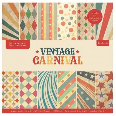 Crafter's Companion Vintage Carnival - Paper Pad